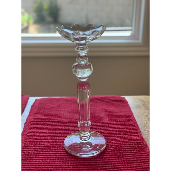 Vintage Gotham Chantilly 12 inch Lead Crystal Candlestick - Picture 9 of 10